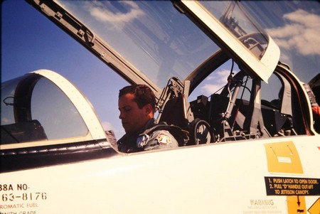 T-38 training flight