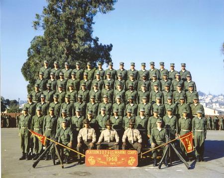 Platoon 3076 MCRD San Diego 1968