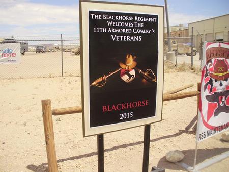 Welcome Sign in FT Irwin