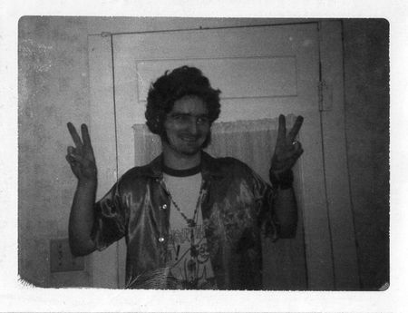 Senior Play picture as a hippi