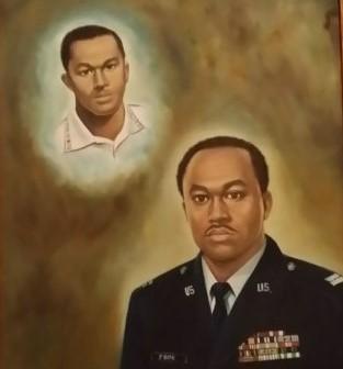 Promoted to the rank of "Captain" with inserted picture of enlistment in 1960