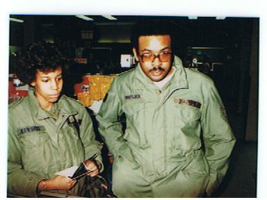 Son's drawing of Dad and his Huey