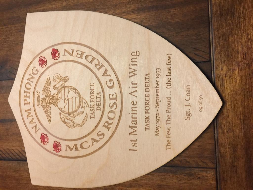 The landing craft  out