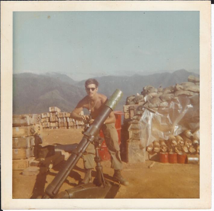 4.2 in. mortar - LZ Maude Jan. '72