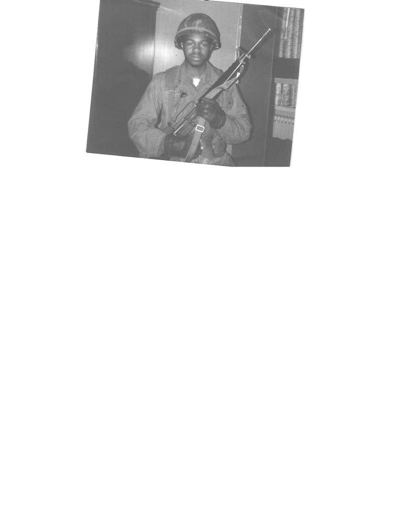 PFC Jerry W. Bivins Ready for the Fight