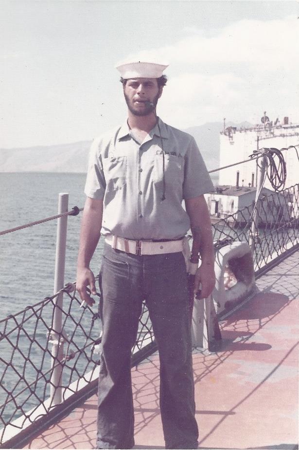 Me on USS Hornet 1955