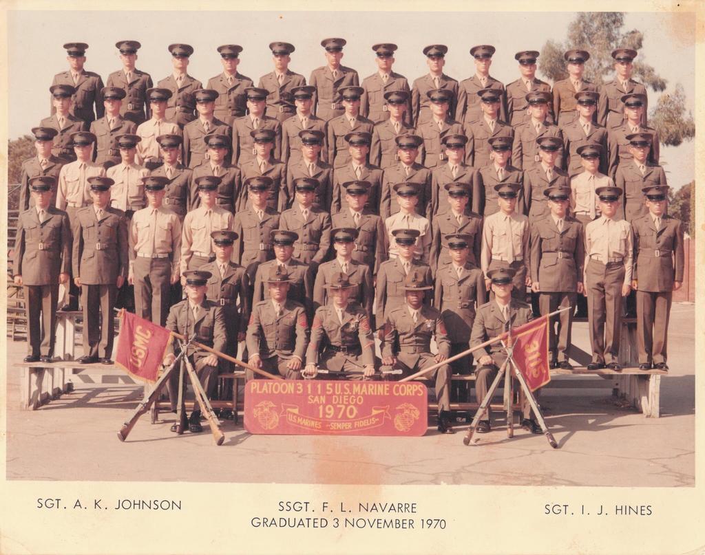 Gradulating class Dec. 1952 Amarillo, TX